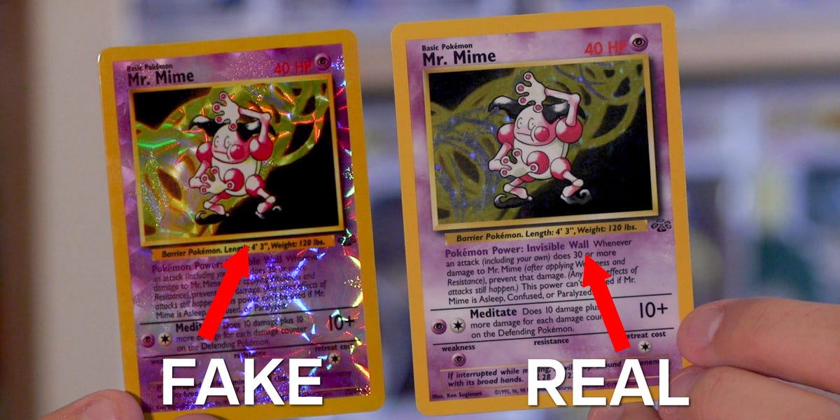 How to Spot Fake Pokémon Cards