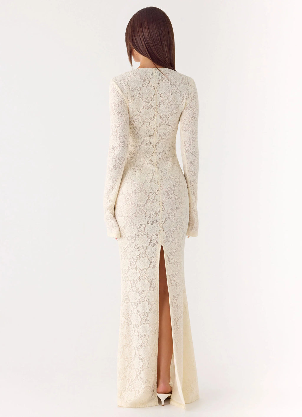 Astoria Long Sleeve Maxi Dress - Ivory