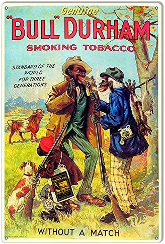 Bull Durham Cigar Tobacco Advertisement Garage Shop Art Reproduction Sign 12x18