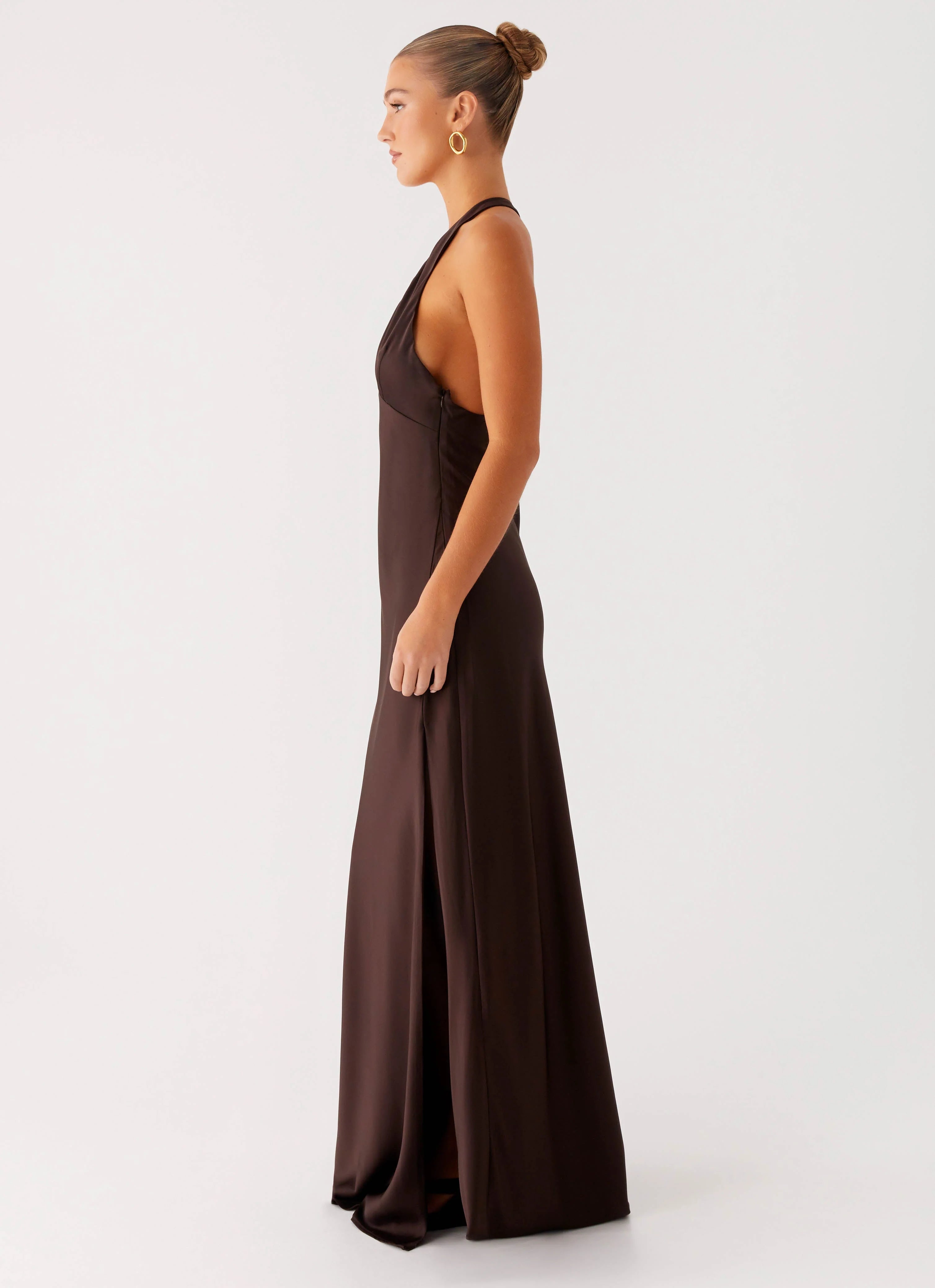 Angie Maxi Dress - Chocolate