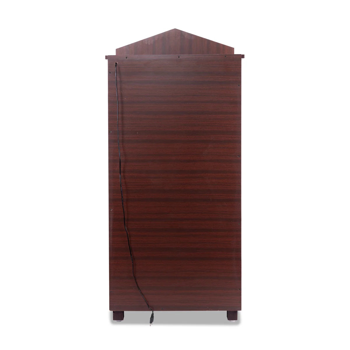 Pooja Mandir With Door | Inner 42 X 24 Inch/ Outer 60 X 25 Inch/ Puja Stand With Bell/ Wooden Temple For Home