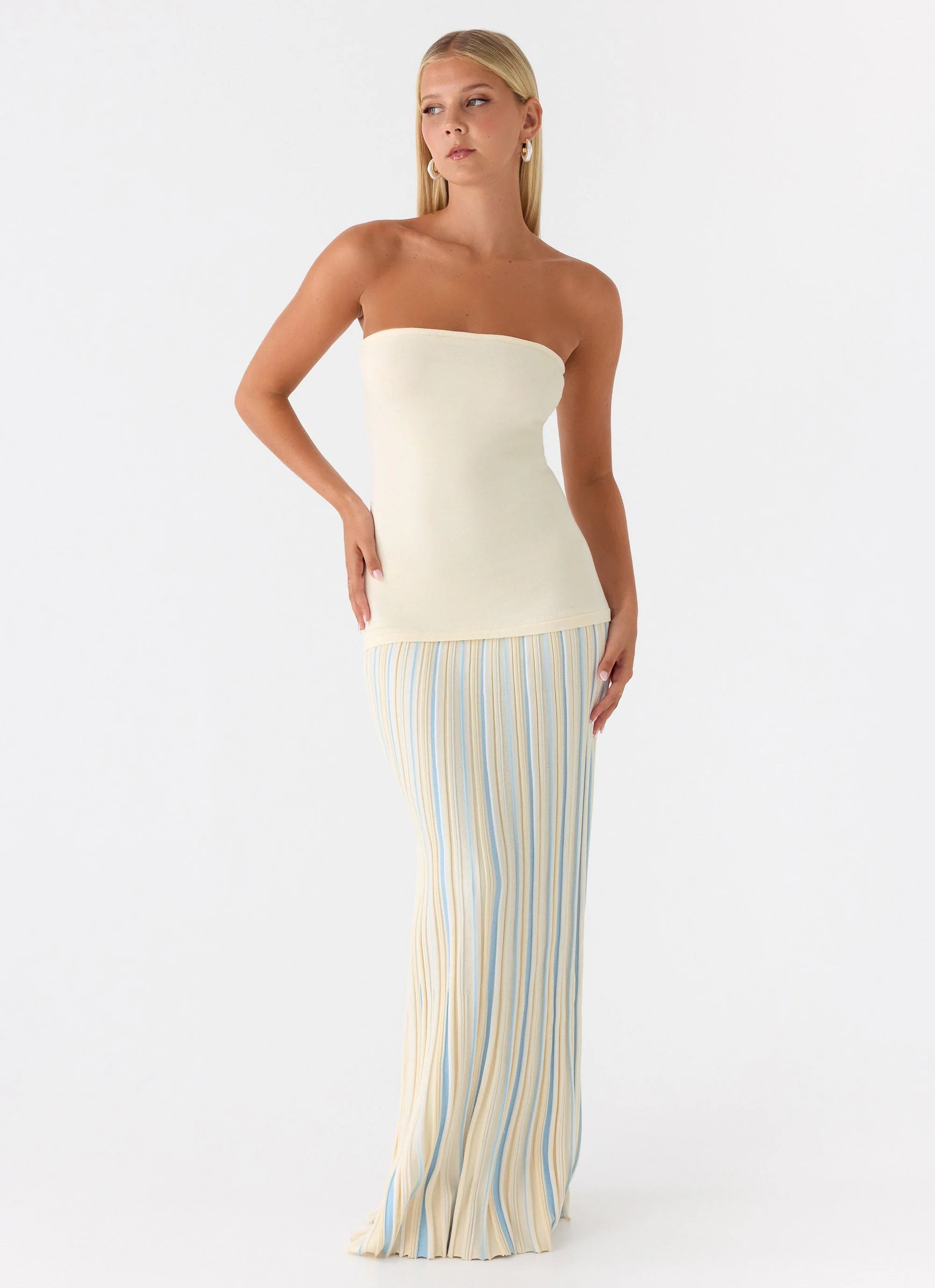 Otillie Knit Maxi Dress - Yellow
