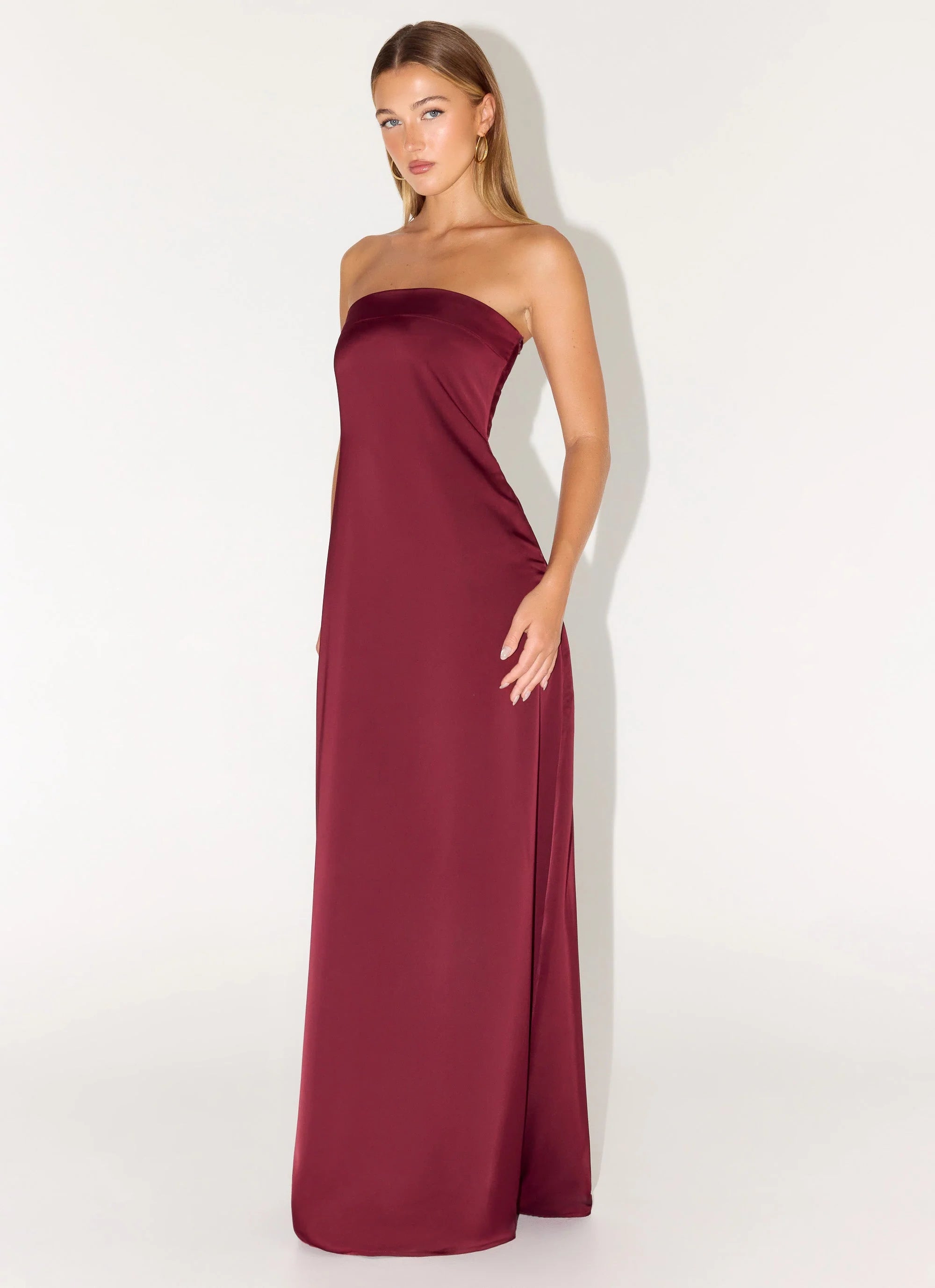 Jiana Maxi Dress - Merlot