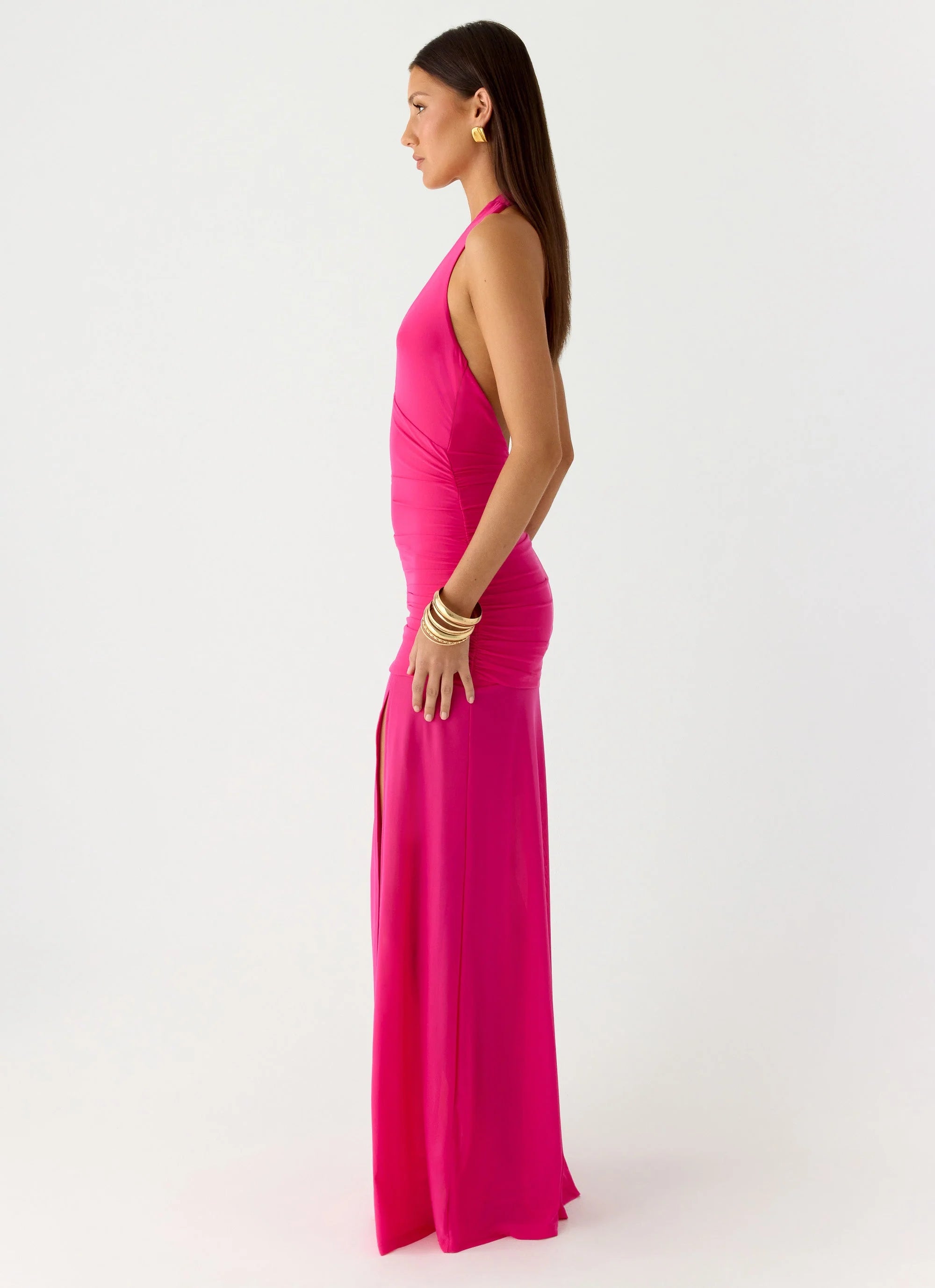Island Muse Dress - Fuchsia