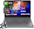 Lenovo Legion 5 Gaming Laptop, 15.6" 165Hz WQHD, Ryzen 7, RTX 4060