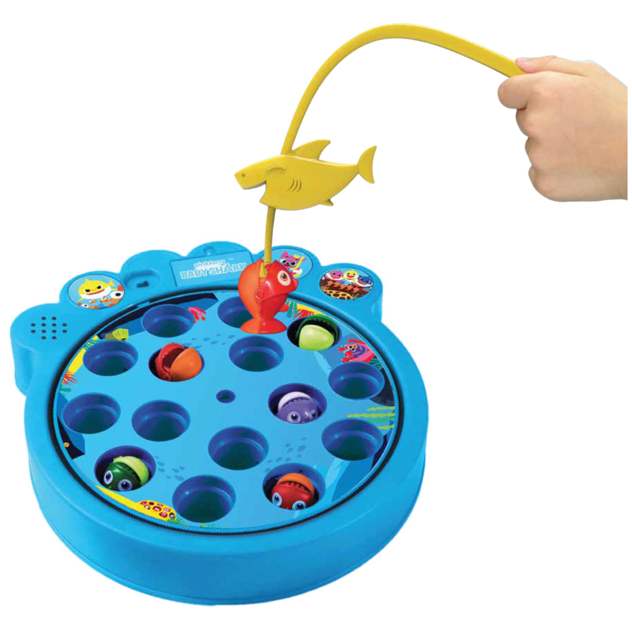 Juego de Pescar Pinkfong Baby Shark Azul con Canción para Niños