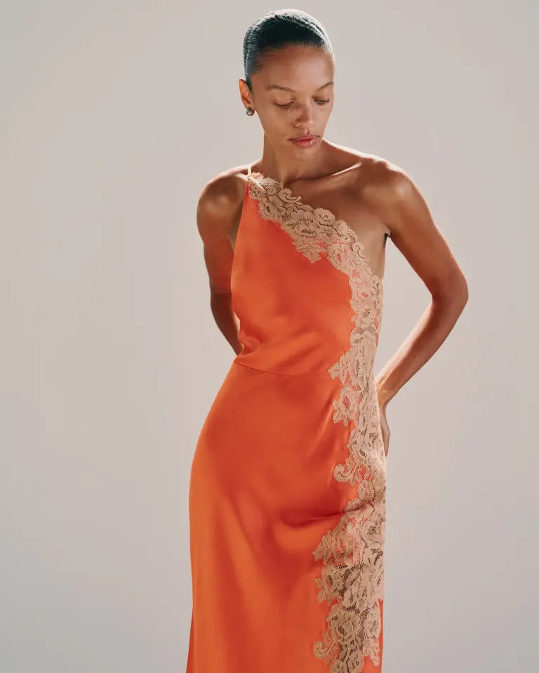 what are loose-fitting dresses called Blue Viscose Midi Dress
