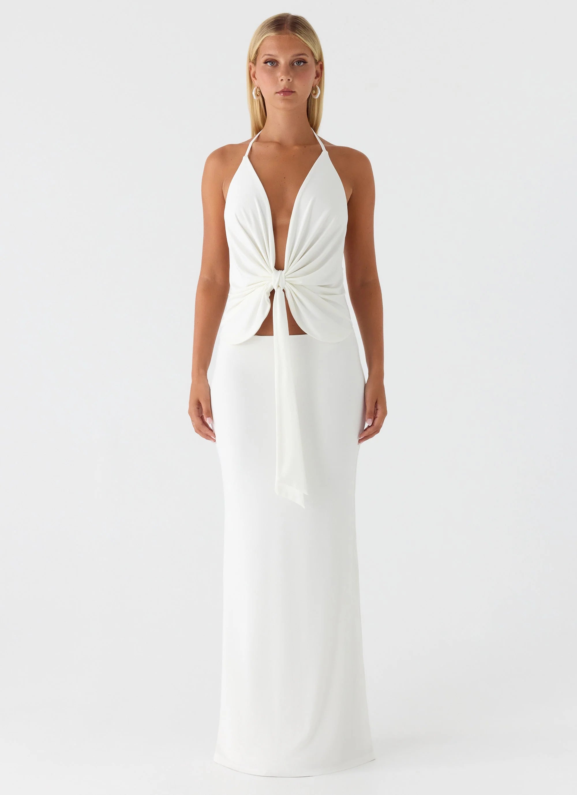 Undercover Maxi Dress - White