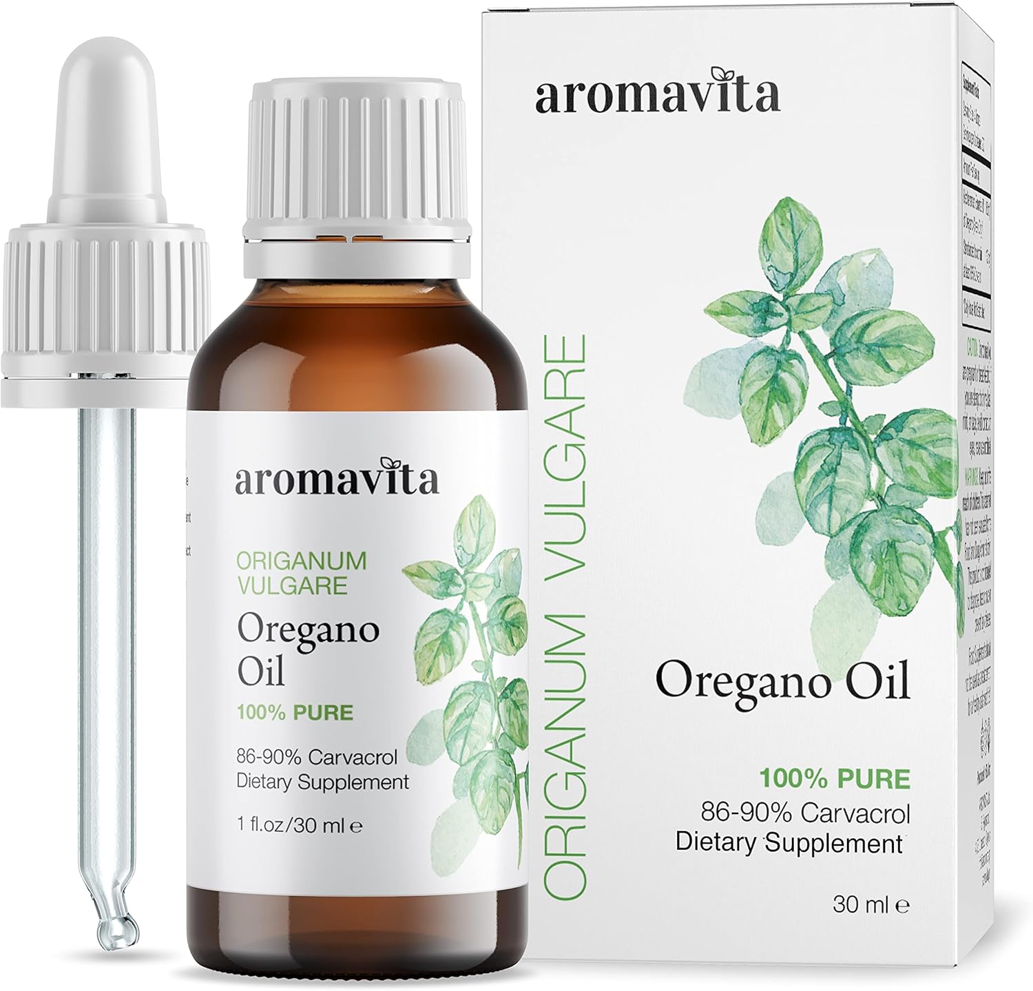Aceite Esencial de Orégano Puro Extra Fuerte 86% Carvacrol