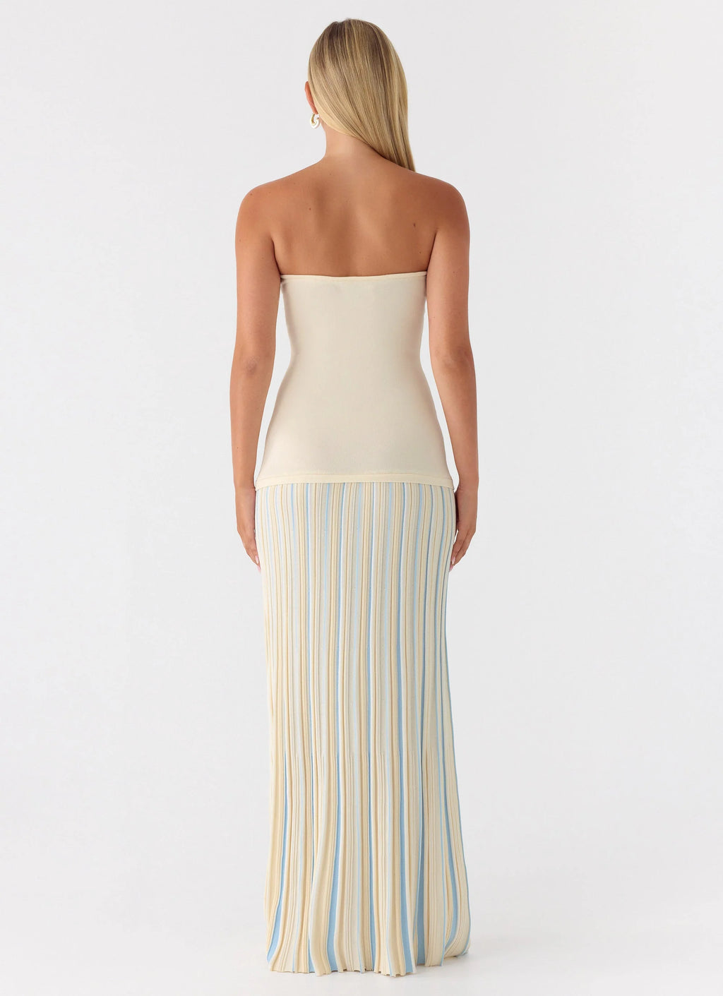 Otillie Knit Maxi Dress - Yellow