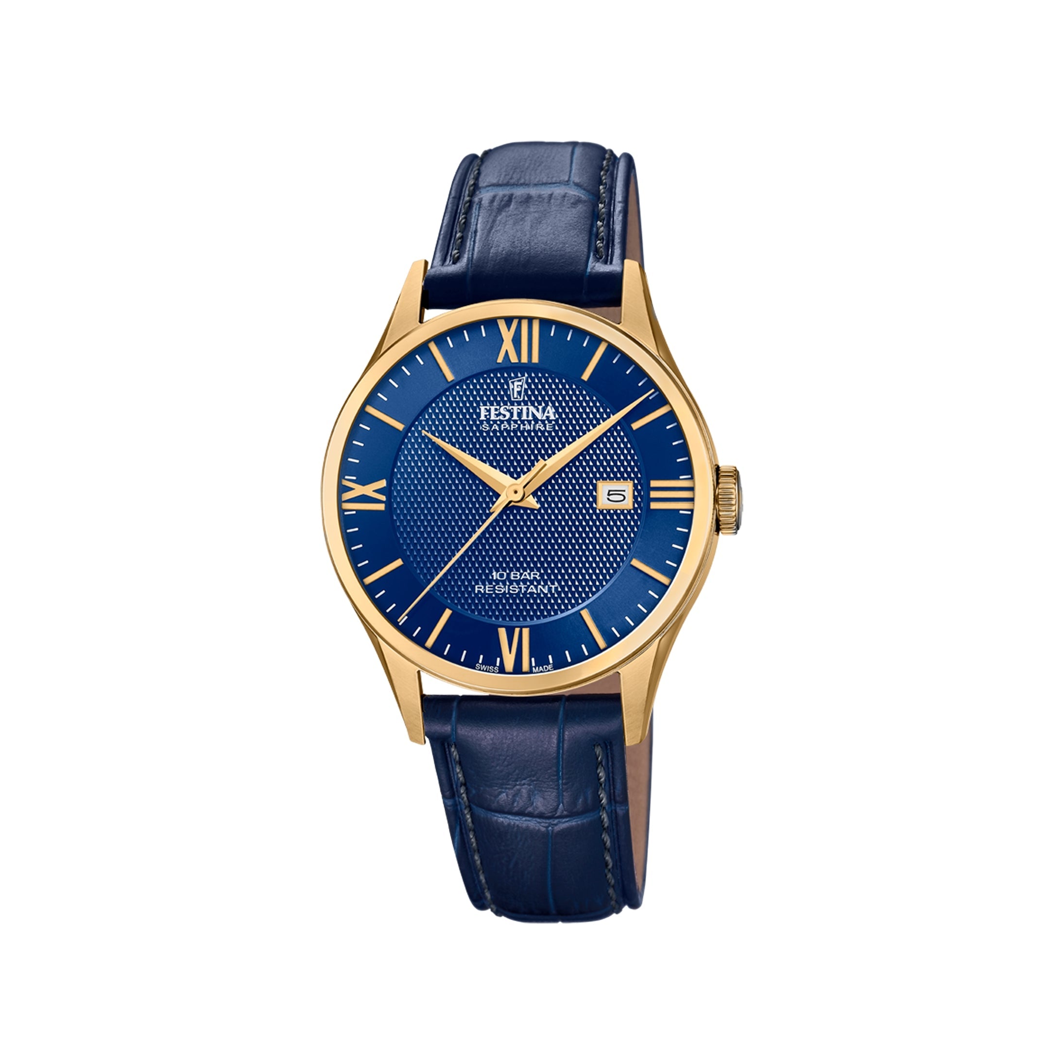 RELOJ ANÁLOGO PARA HOMBRE FESTINA SWISS MADE F20010/3 - AZUL