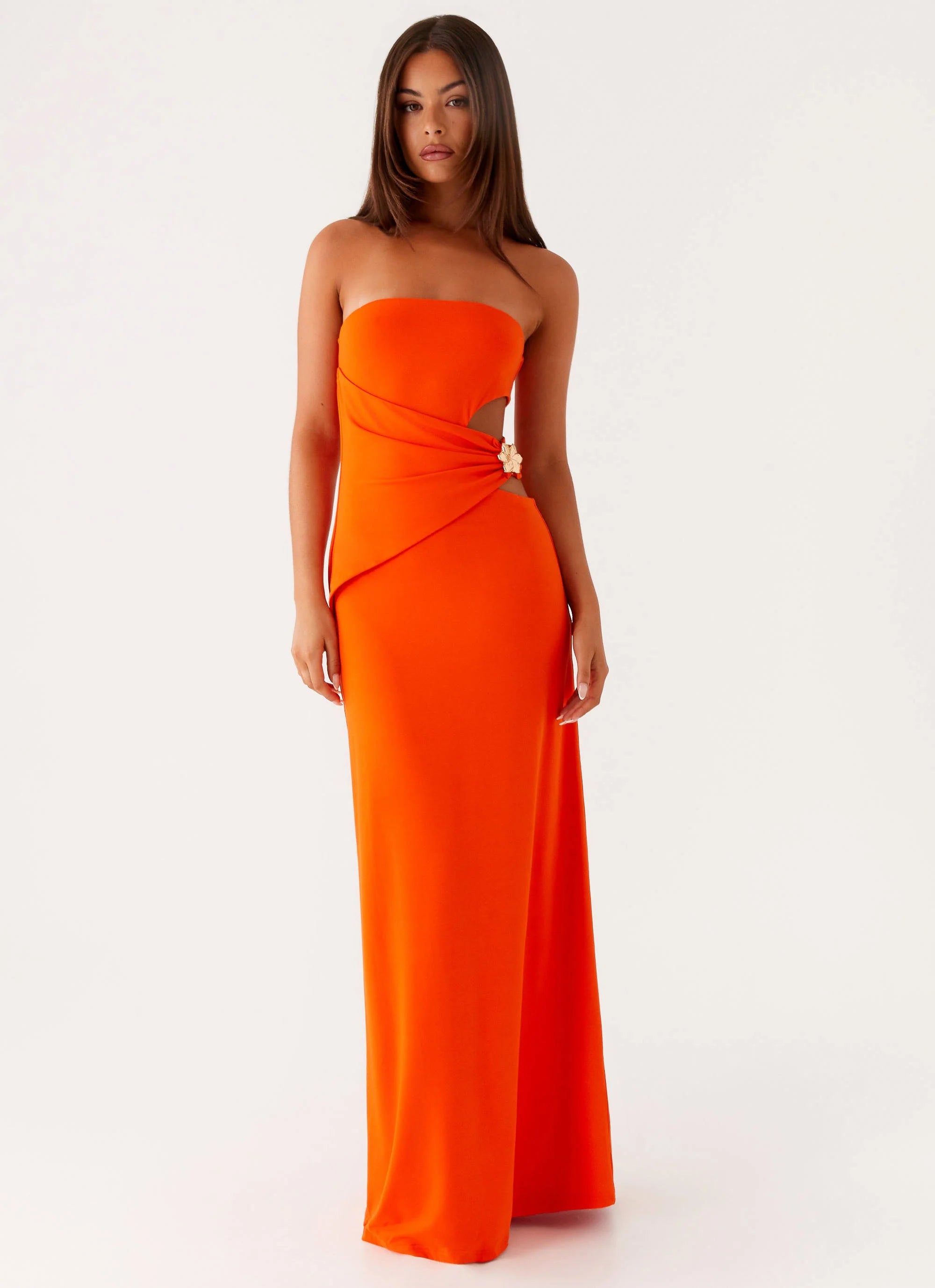 Anetta Maxi Dress - Orange