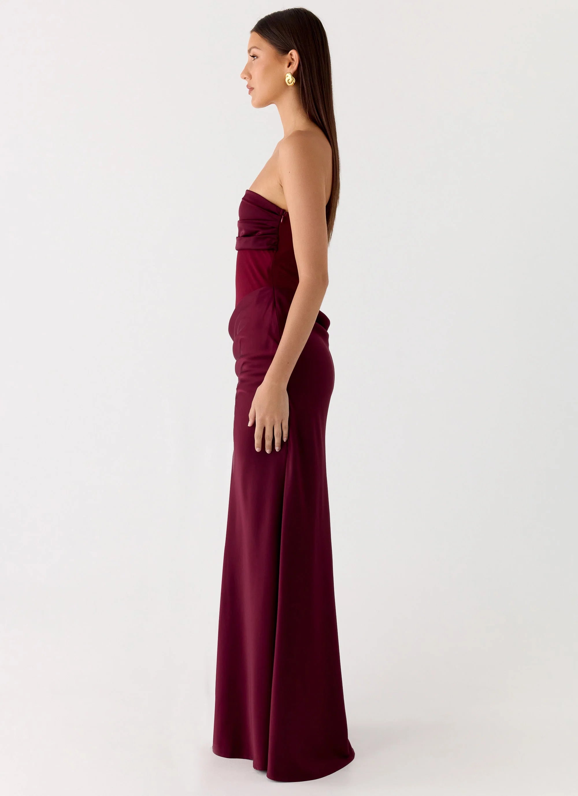 Champagne Skies Maxi Dress - Plum