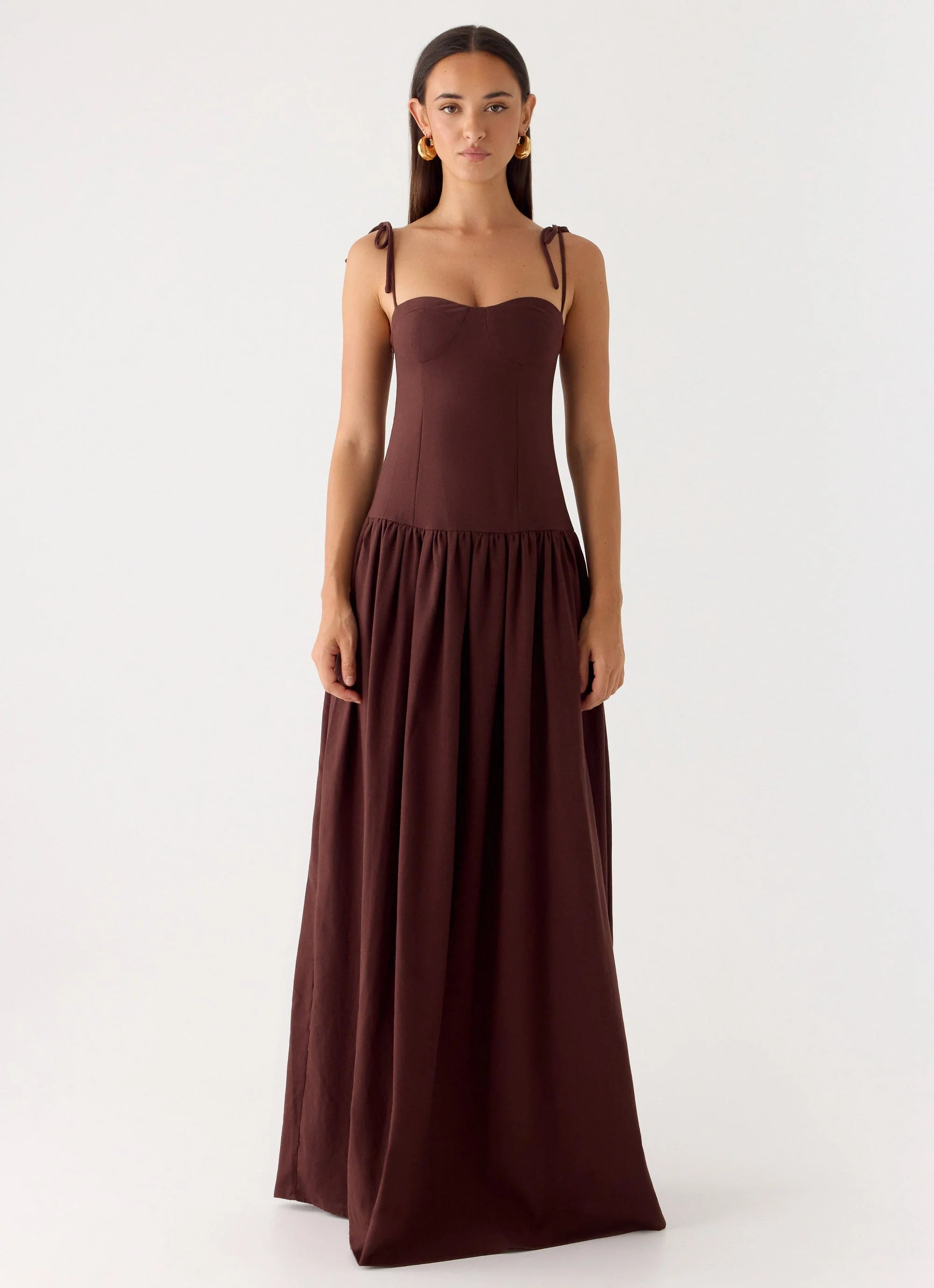 Giovanna Maxi Dress - Chocolate Drizzle