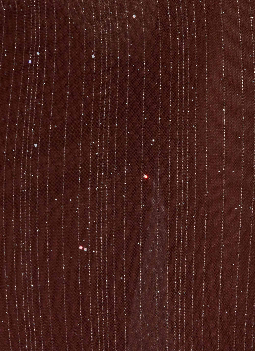 Haylan Sparkle Mesh Maxi Dress - Chocolate