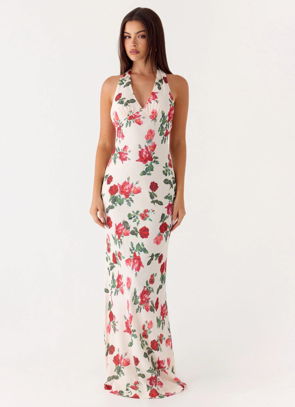 Maryk Maxi Dress - Ivory Bloom