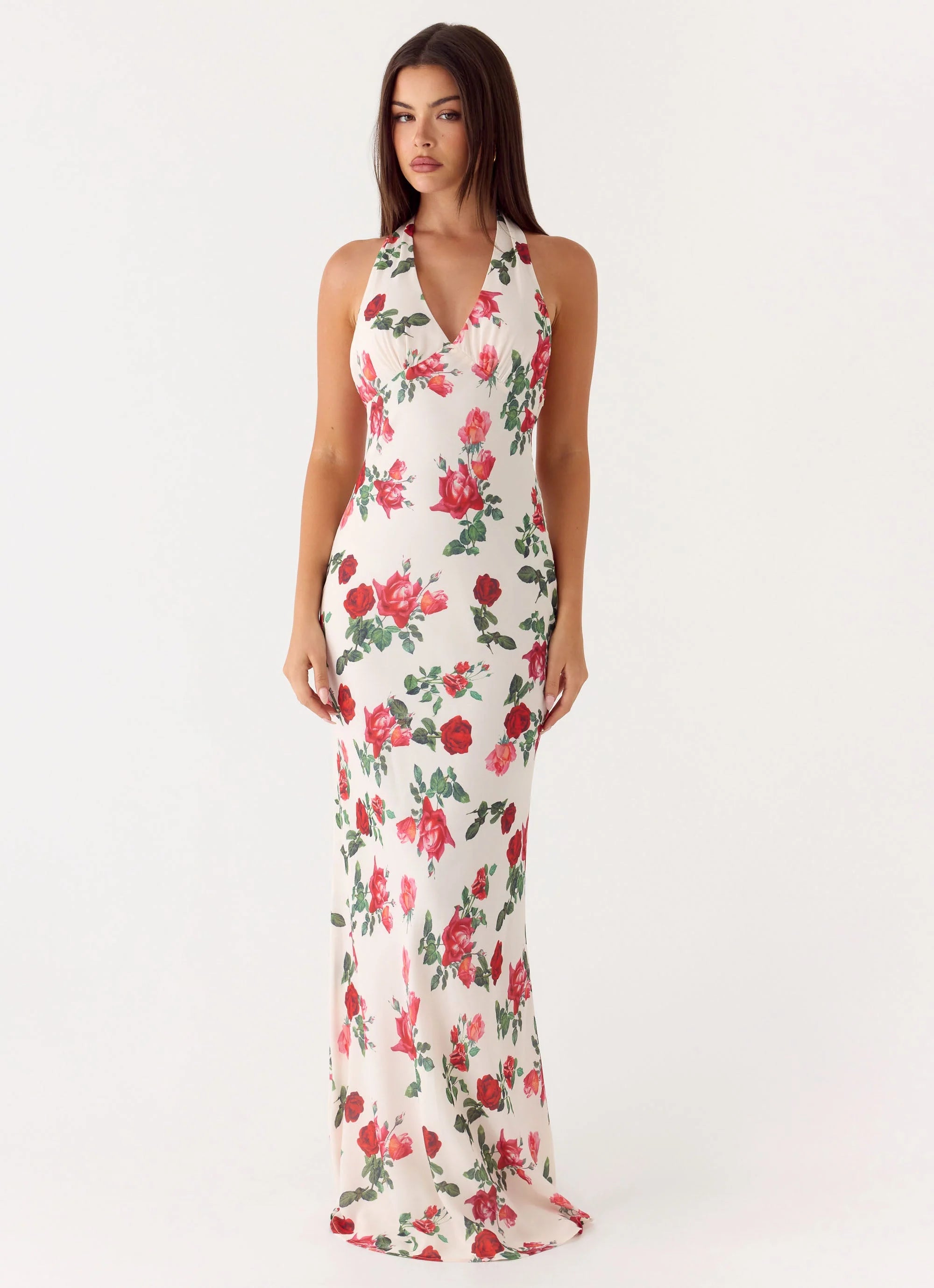 Maryk Maxi Dress - Ivory Bloom