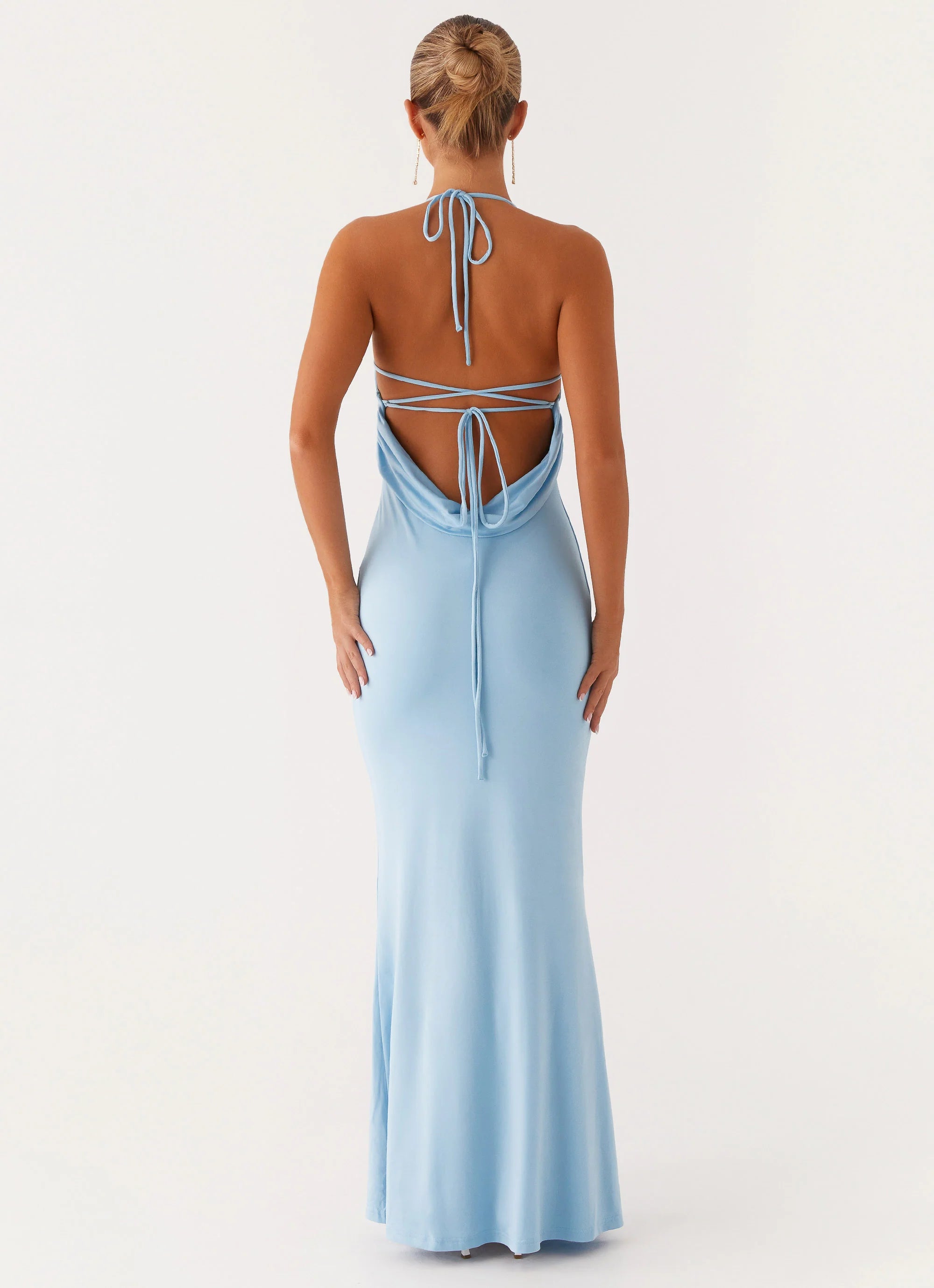 Talk About Us Maxi Dress - Blue