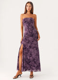 Alexandrite Midi Dress - Purple