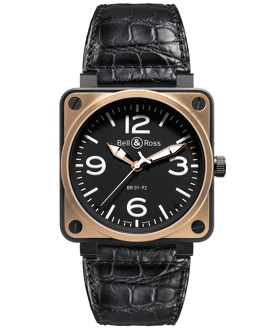 BR 01-92 ROSE GOLD & CARBON