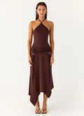 Becerra Midi Dress - Cool Chocolate