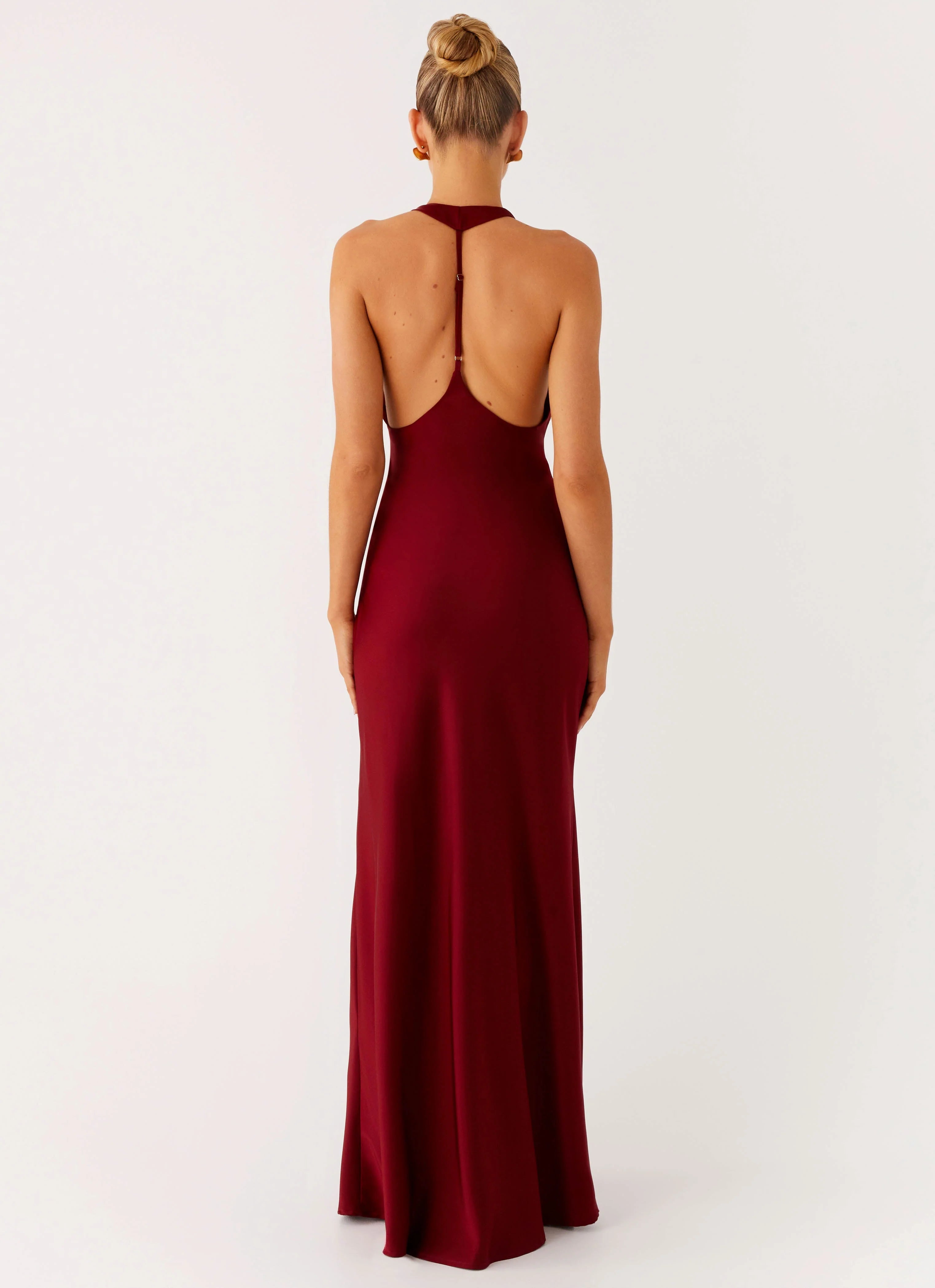 Angie Maxi Dress - Burgundy