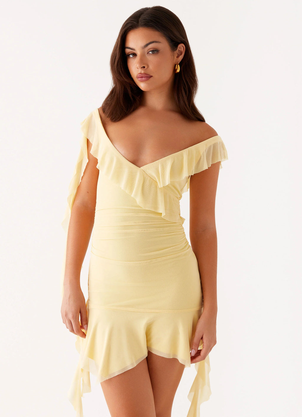 Shona Mini Dress - Yellow