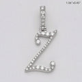 14KW 0.40CTW DIAMOND INITIAL PENDANT