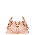Chanel 25 Mini Handbag Grained Calfskin & Gold-Tone Metal Light Pink