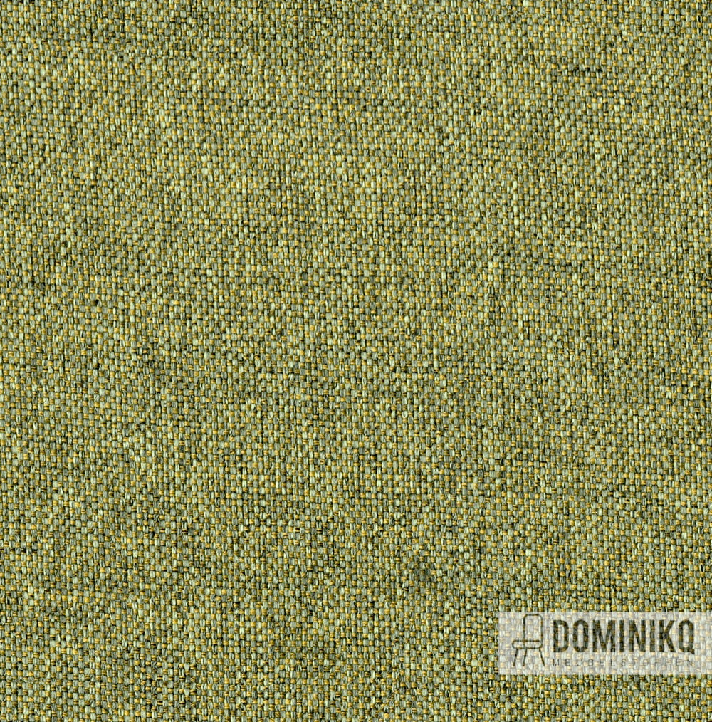 Camira Fabrics Rivet Tungsten EGL07 stoftextuur, geschikt voor moderne meubelstukken, lichtgroene tint met subtiele textuur.