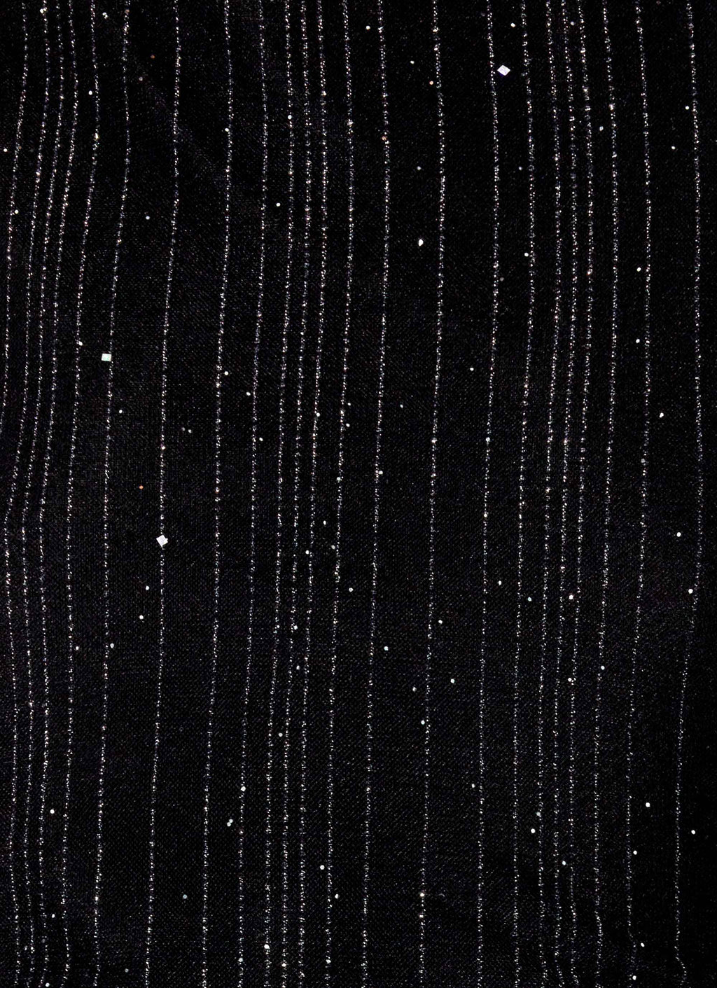 Portofino Sparkle Mesh Mini Dress - Black