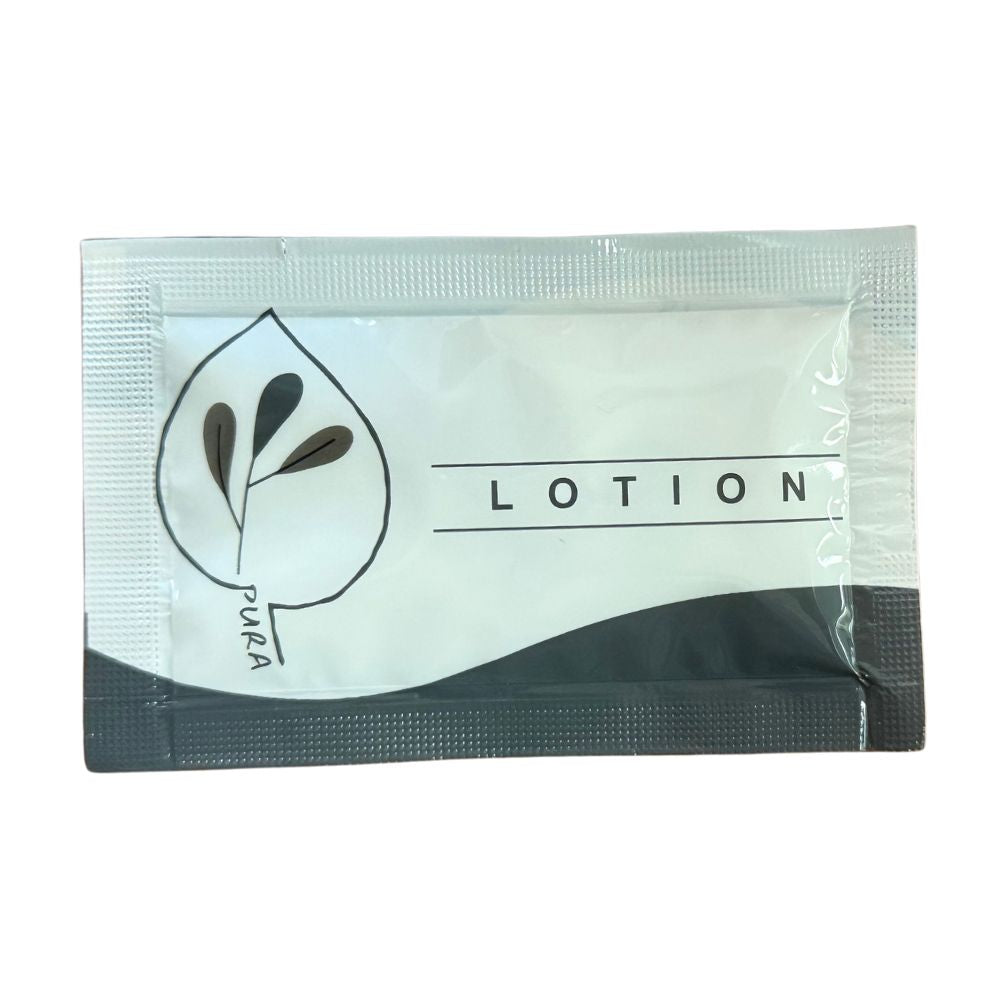 Pura Collection Hand & Body Lotion – 0.34 oz Single-Use Packets, 1000/Case for Hotels