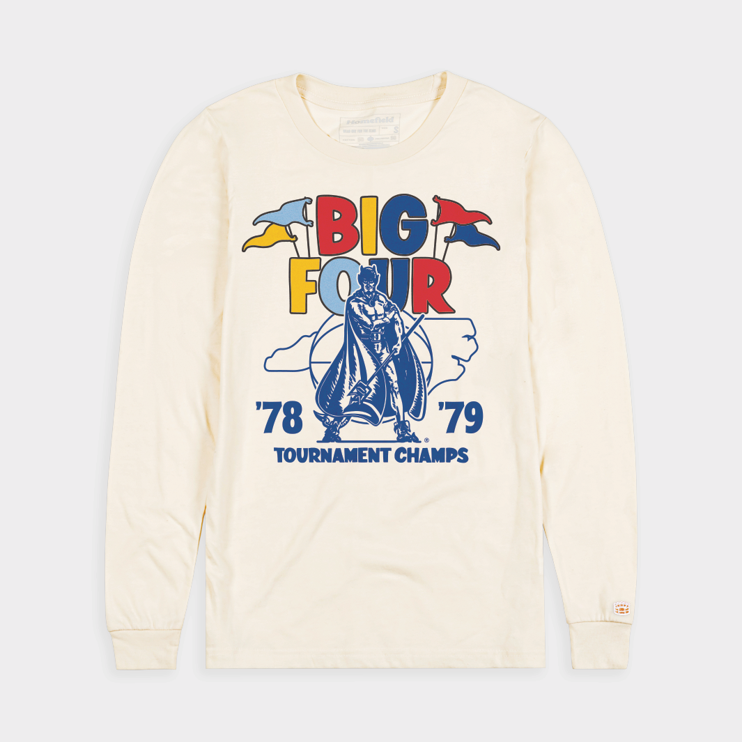 Duke Basketball 1978 and 1979 Big Four Champs Long Sleeve