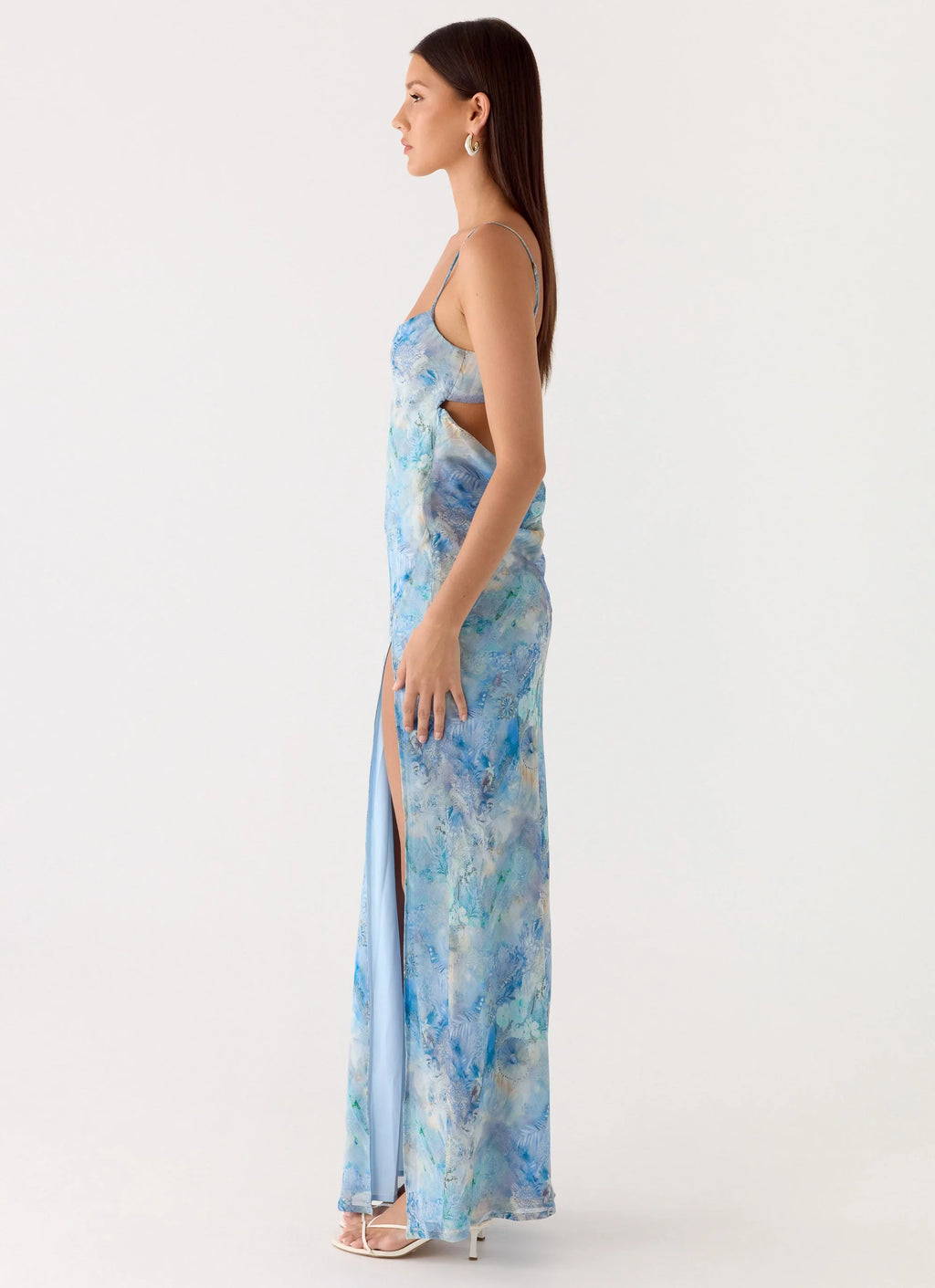 Alouette Maxi Dress - Aqua Paisley