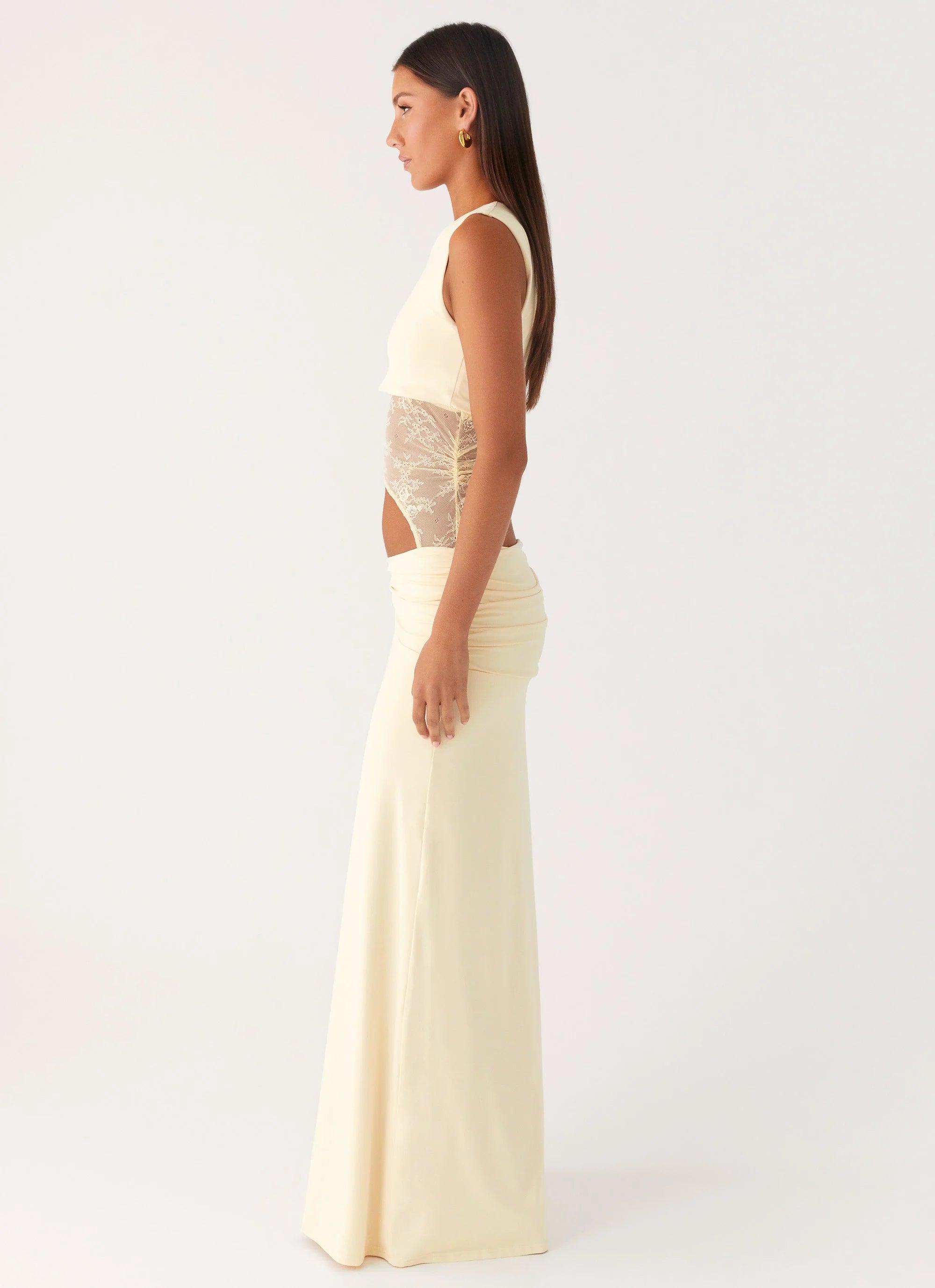 Love Motion Maxi Dress - Lemon