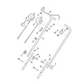 STIHL 6320-764-0200 Schalthebel positie 8 technische tekening