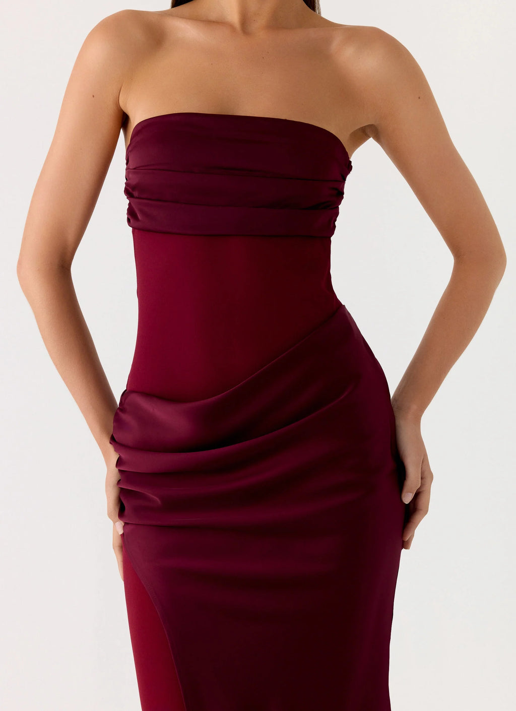 Champagne Skies Maxi Dress - Plum