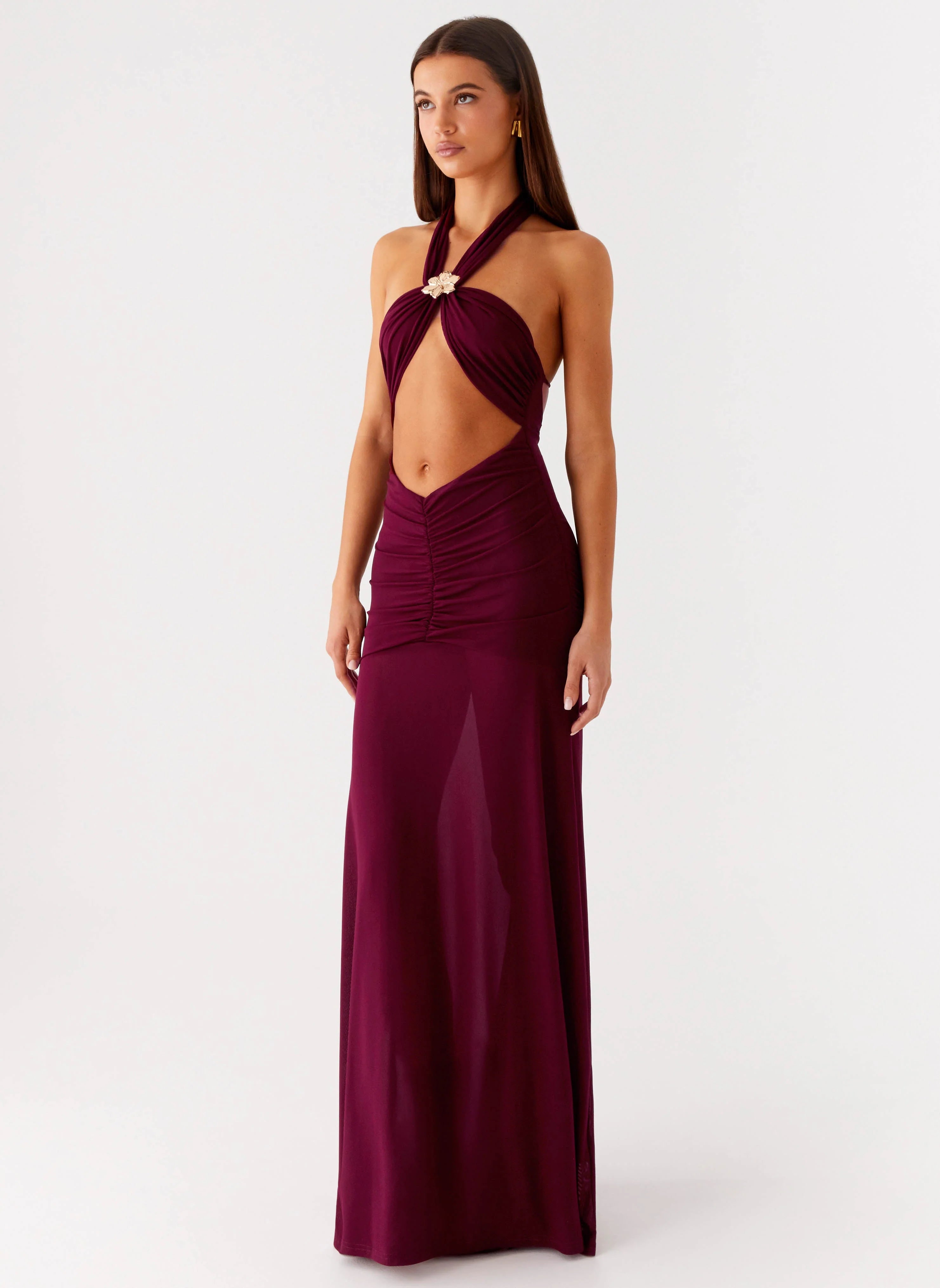 Deltina Maxi Dress - Boysenberry