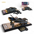 Chevrolet Impala Diecast Lowrider Black Gold Livery -  ToylandEU™