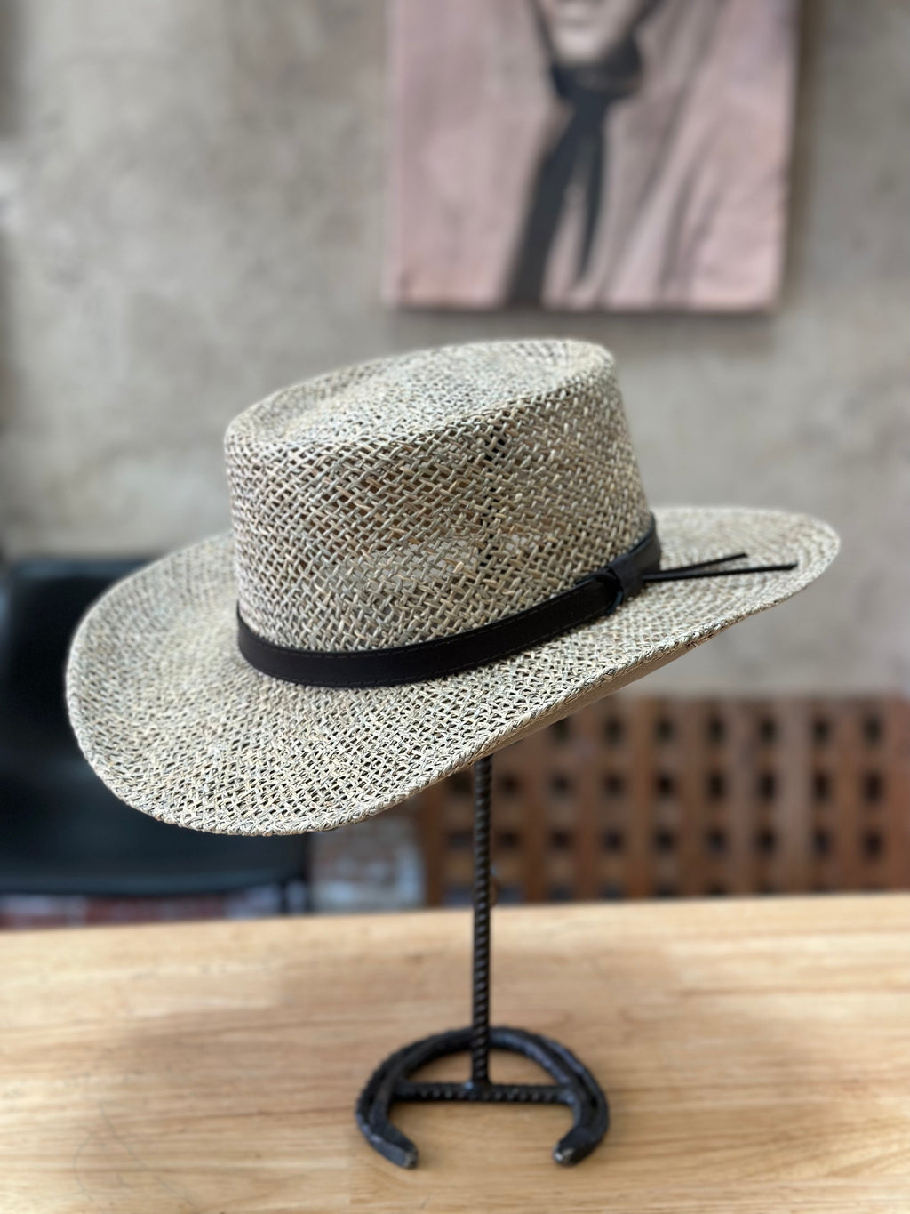 Stetson Gambler Seagrass Straw Outdoor Hat