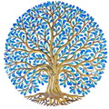 Jumbo Blue - Green Full Tree of Life