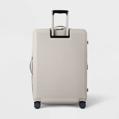 Signature Hardside Large Checked Spinner Suitcase Matte Atmosphere - Open Story (LOCAL PICKUP ONLY)