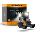 Pack ampoules LED HB4 9006 KIA Rio IV 3/5 portes (YB, SC, FB) (01.2017 et plus) - 72W Blanc pur Donicars