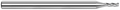 61750 3 FL - 0.0500" Cutter DIA x 0.0030" Radius x 0.0750" LOC  - Uncoated