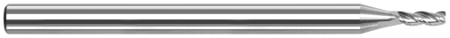 61750 3 FL - 0.0500" Cutter DIA x 0.0030" Radius x 0.0750" LOC  - Uncoated