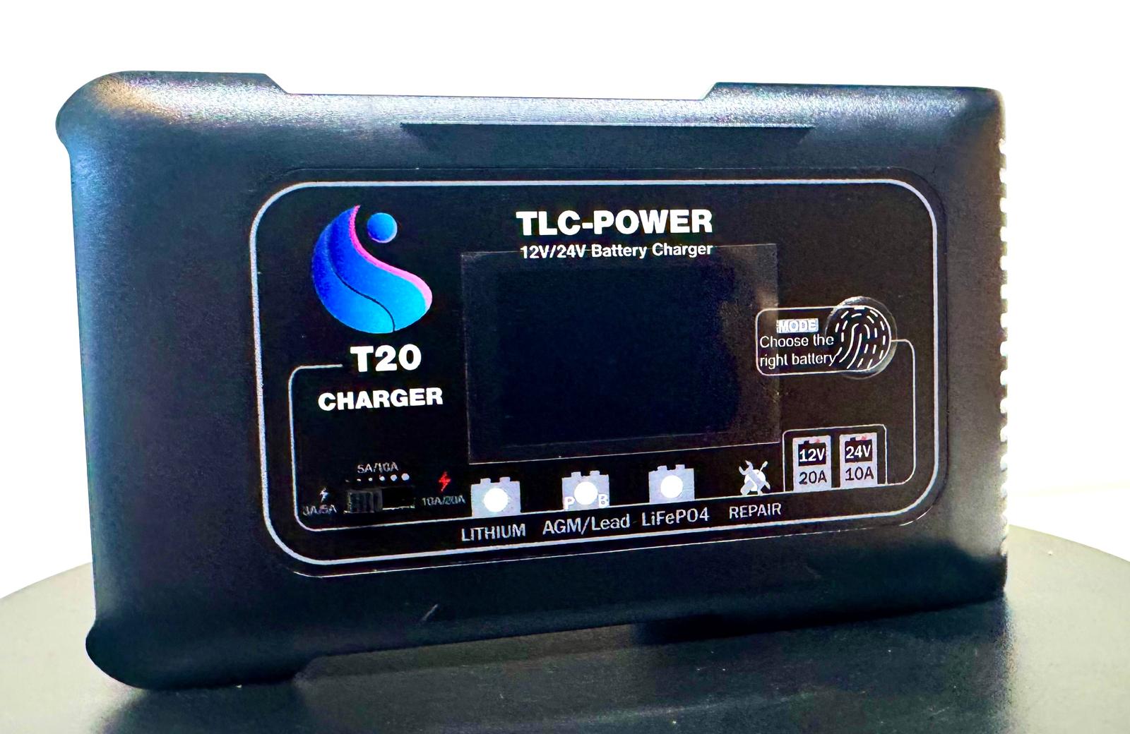 Chargeur de Batterie Hybride T20A 12V/24V 5-20A