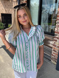 Heirloom Stripe Blouse