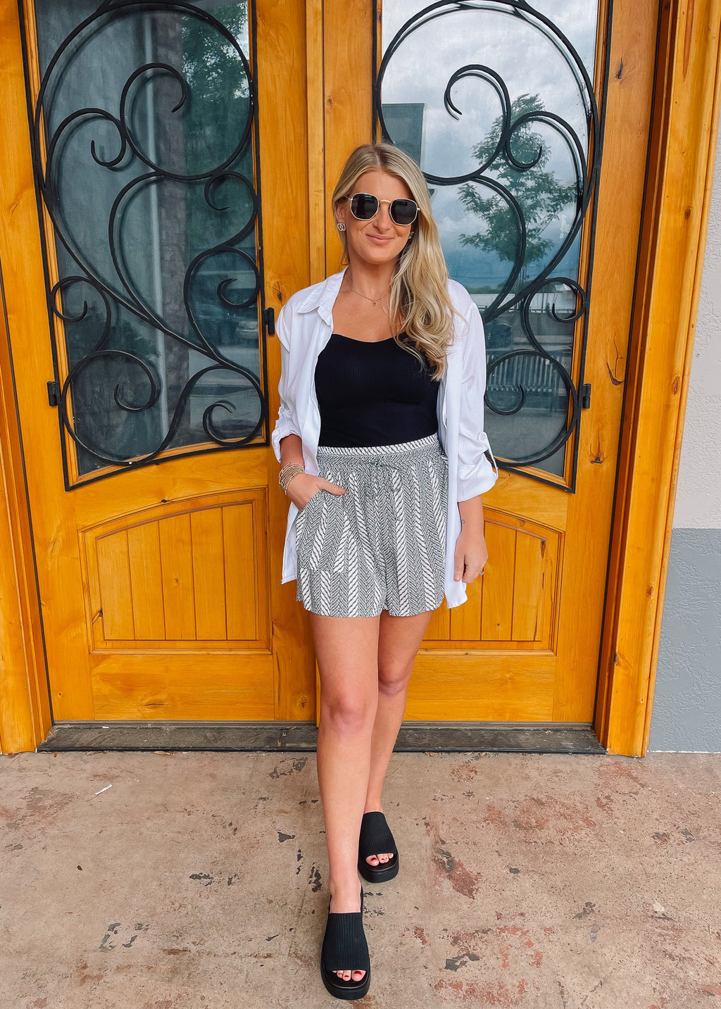 The Nevaeh Printed Shorts