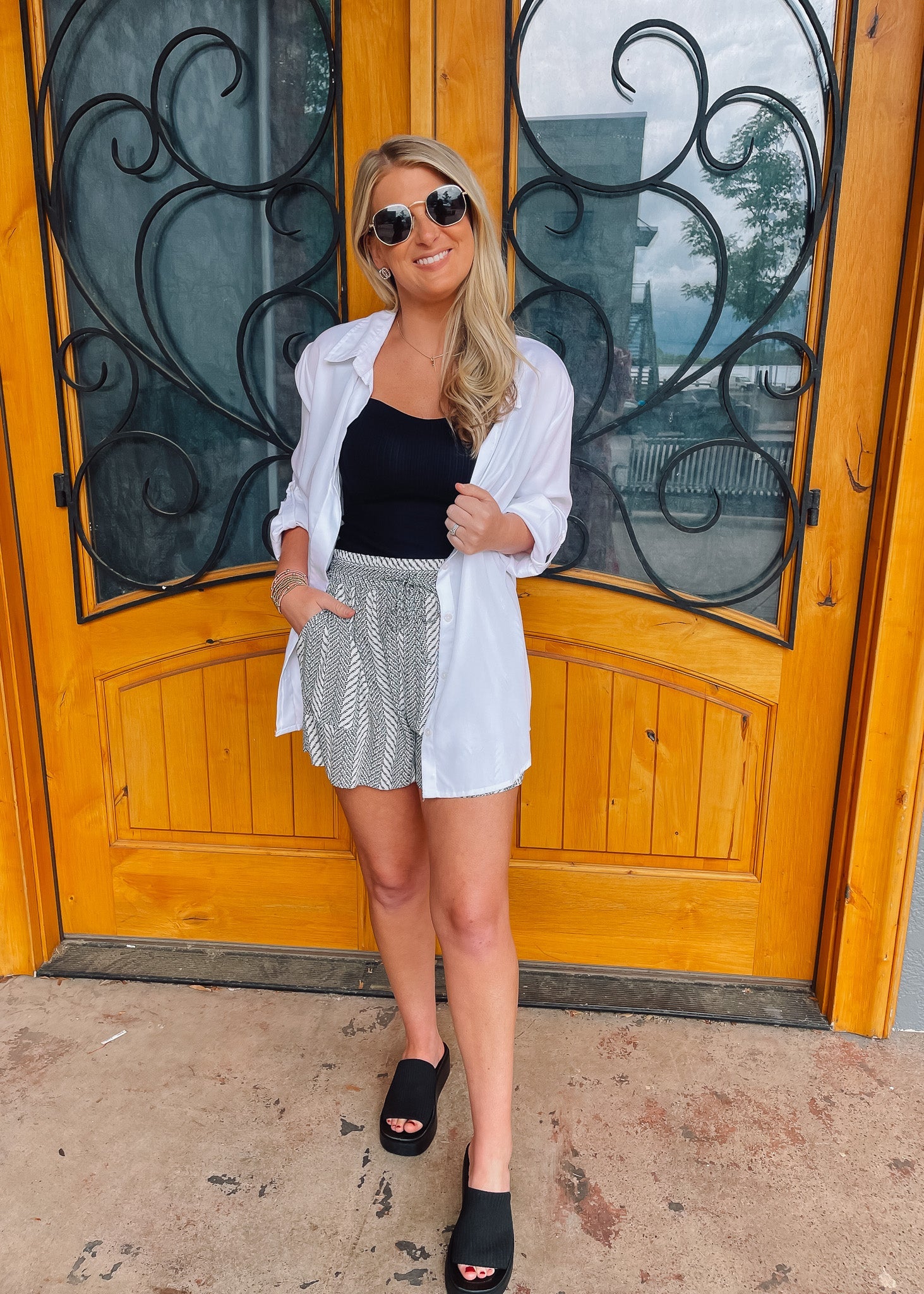 The Nevaeh Printed Shorts
