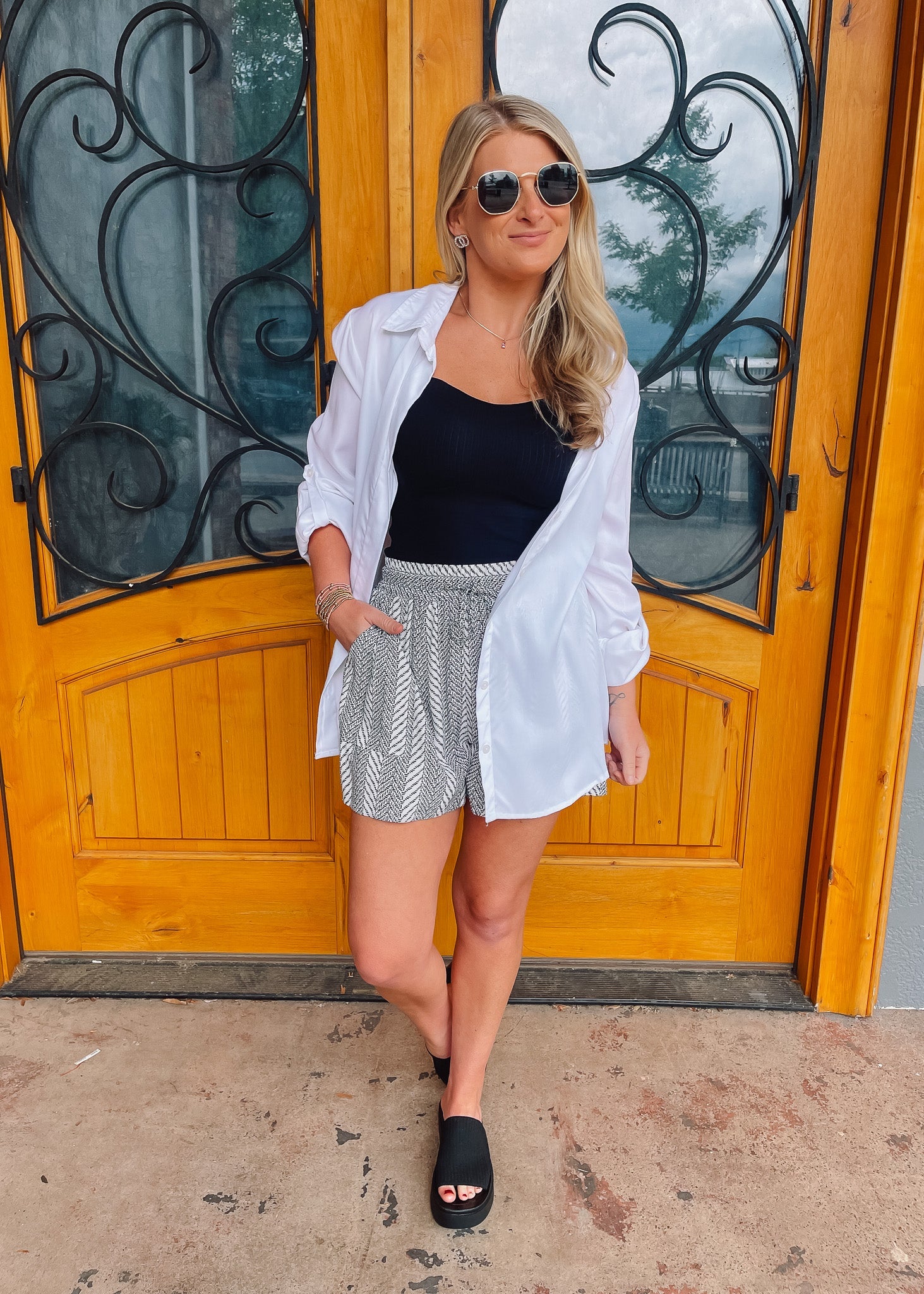 The Nevaeh Printed Shorts